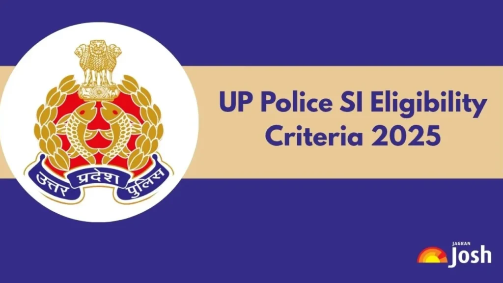 UP SI Age Limit
